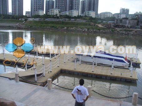 Boat dock in Sanya